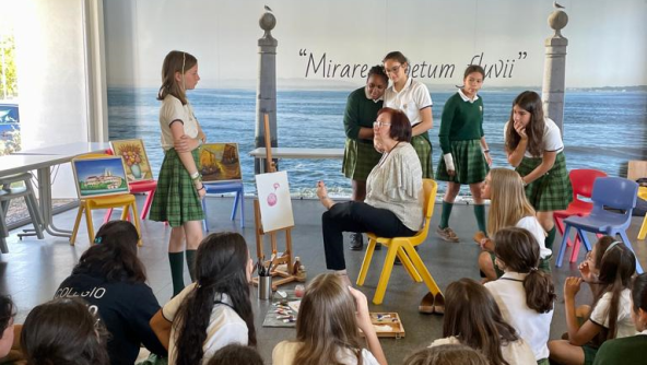 Planalto - Visita da artista Lurdes Oliveira